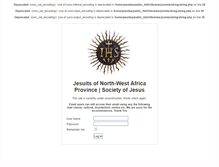Tablet Screenshot of jesuits-anw.org